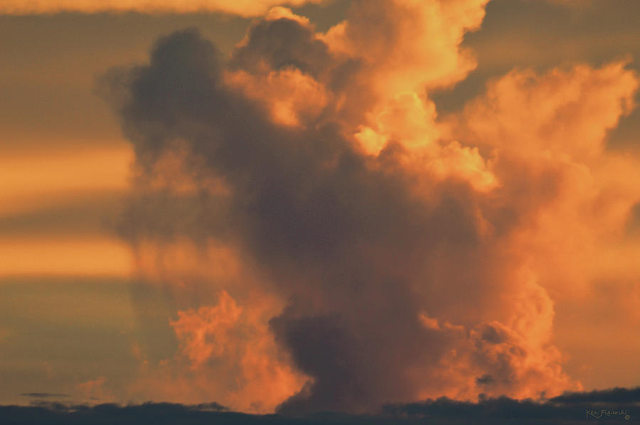 Volcano Sunset Photograph by Ken Figurski
