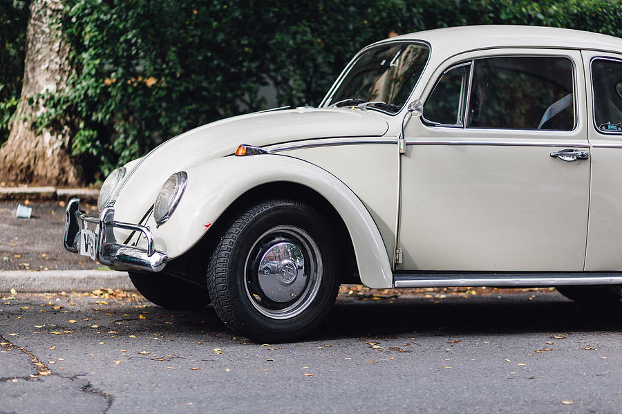 Volkswagen Beetle retro car at the city street Photograph by Aldona ...