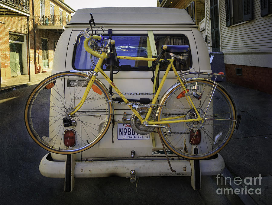 Volkswagen Bicycle Photograph by Craig J Satterlee