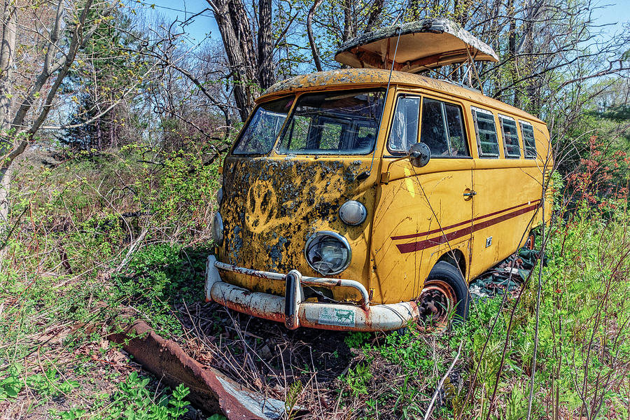 Car Photograph - Volkswagen Bus by Rick Berk