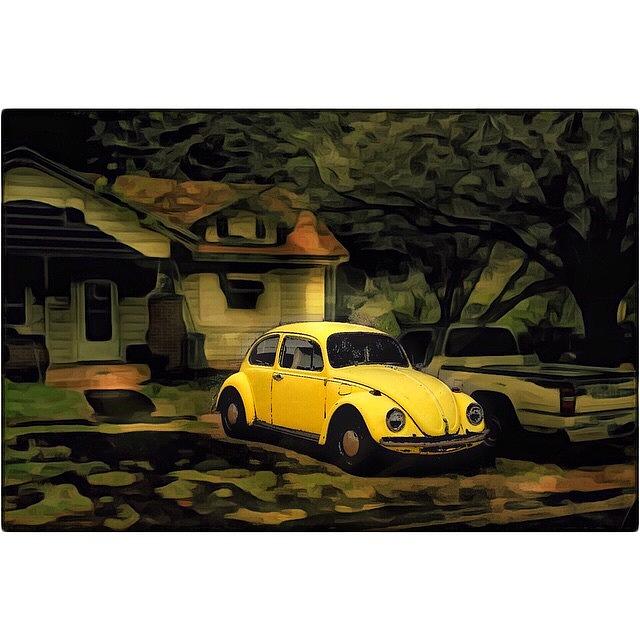 Vintage Photograph - #volkswagon #vintage #car #classic by Judy Green