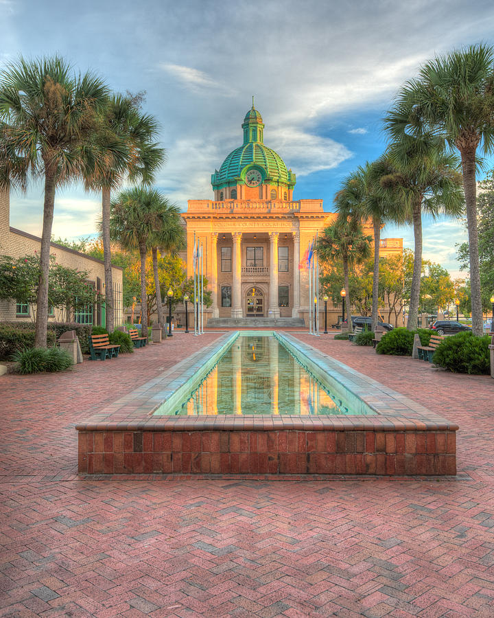 Volusia County Courthouse Photograph by Marcie Fry Fine Art America