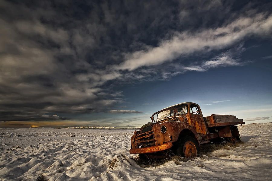 Winter Photograph - Volvo by Thorsteinn H. Ingibergsson