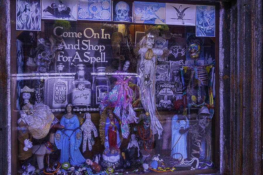 Doll Photograph - Voo Doo Window by Garry Gay