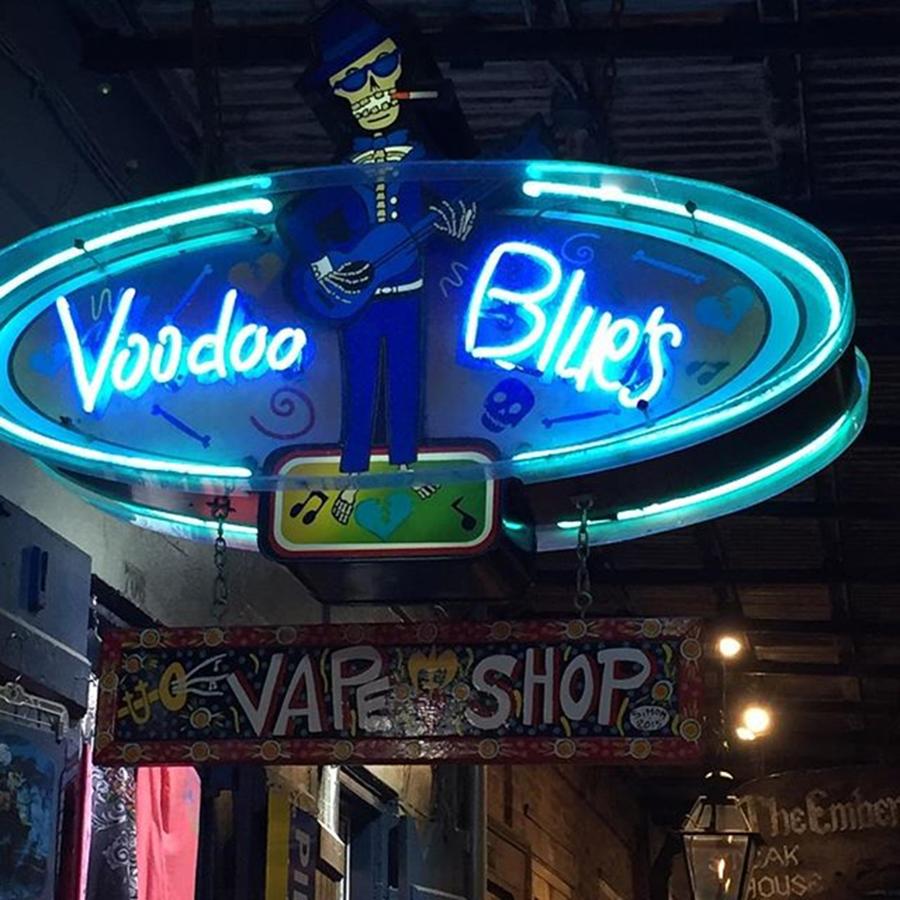 Voodoo Photograph - #voodoblues #frenchquarter by Gin Young