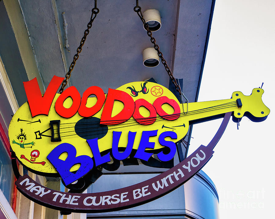 New Orleans Photograph - VooDoo Blues - NOLA by Kathleen K Parker