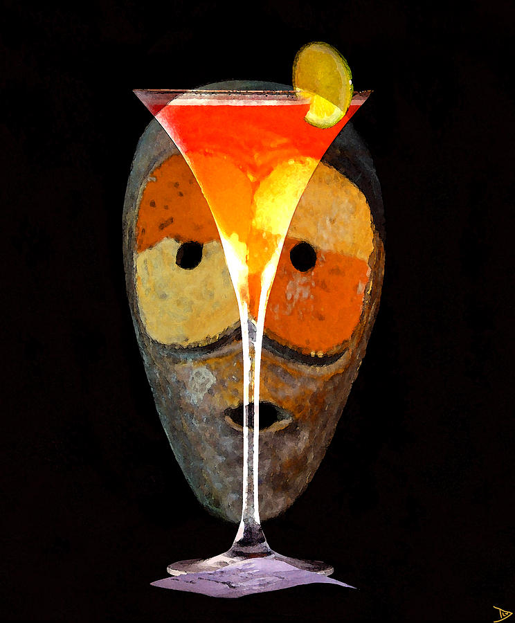 Voodoo Martini Painting by David Lee Thompson