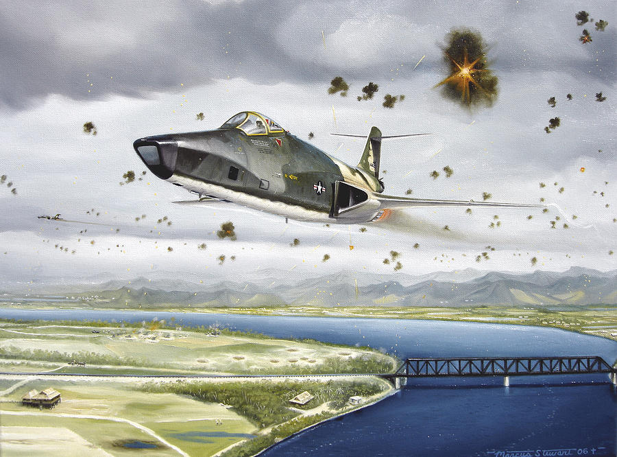 Military Painting - Voodoo Vs The Dragon by Marc Stewart Military Painting - Voodoo Vs The Dragon by Marc Stewart
