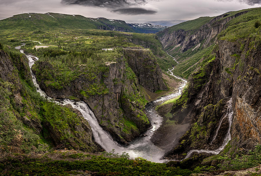 Voringfossen - Eidfjord, Norway - Landscape, travel photography Photograph by Giuseppe Milo