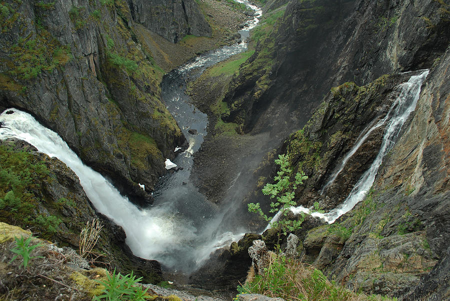 Voringsfossen Waterfall Photograph by Terence Davis