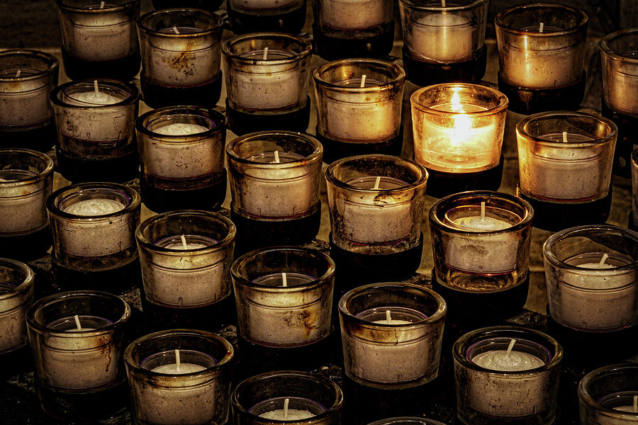 Votive Prayer Candles Photograph by Stuart Litoff