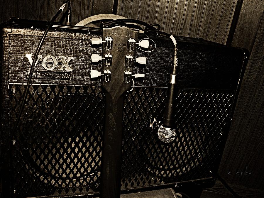 Music Photograph - VOX Amp by Chris Berry