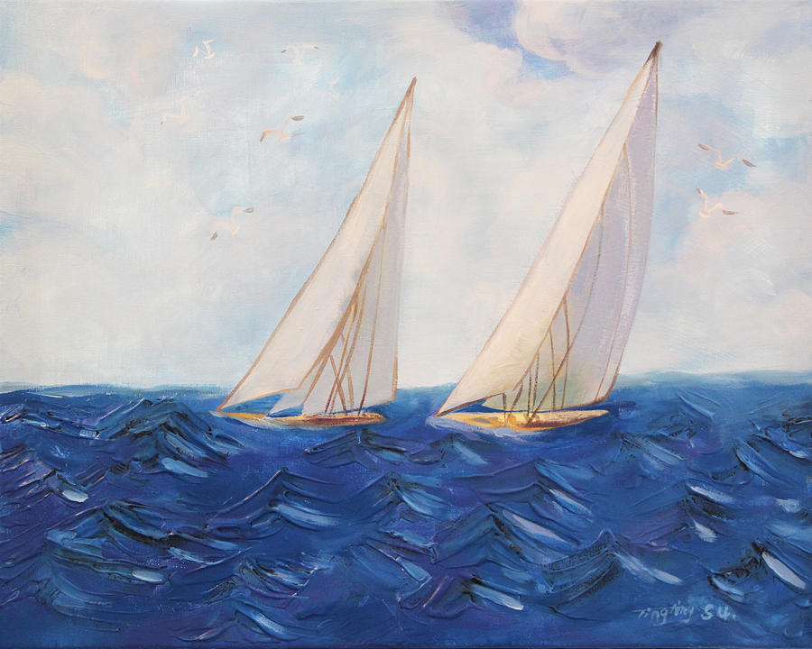 Voyage Painting by Tingting Su