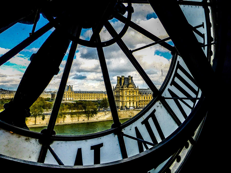 Vue du Louvre Photograph by Pamela Newcomb