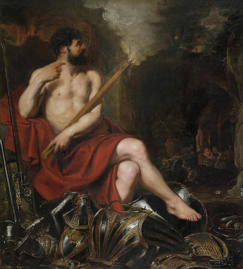 Peter Paul Rubens Painting - Vulcan and Fire by Peter Paul Rubens