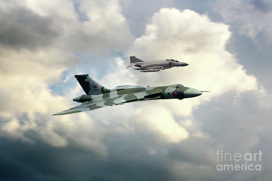 Vulcan and Phantom Digital Art by Airpower Art