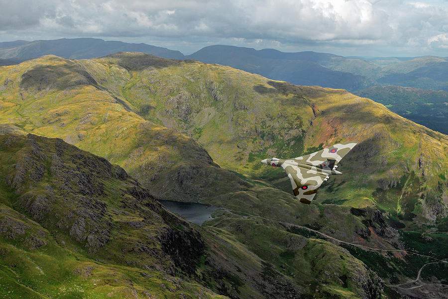 Vulcan low level in the Lakes Photograph by Gary Eason