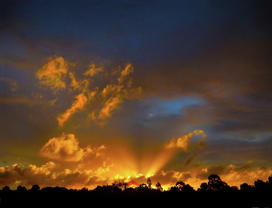 Vulcan Sunset Photograph by Mark Blauhoefer