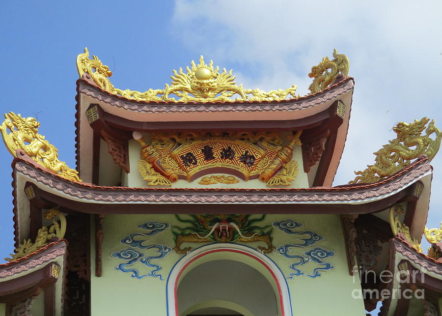 Vung Tau Pagoda 4 Photograph by Randall Weidner
