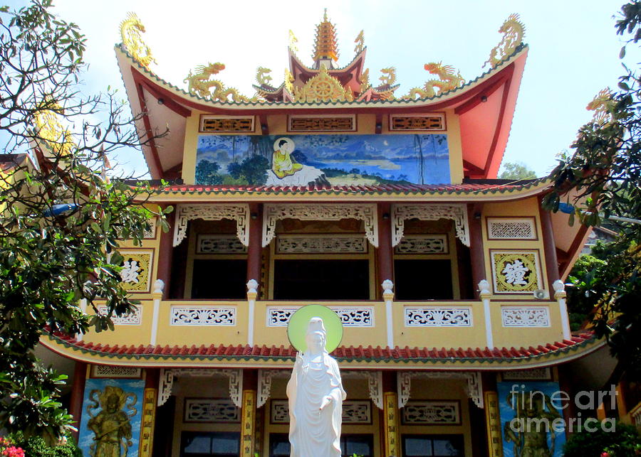 Vung Tau Pagoda 5 Photograph by Randall Weidner