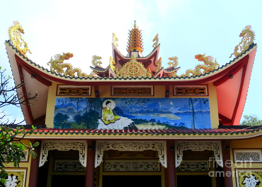 Vung Tau Pagoda 6 Photograph by Randall Weidner