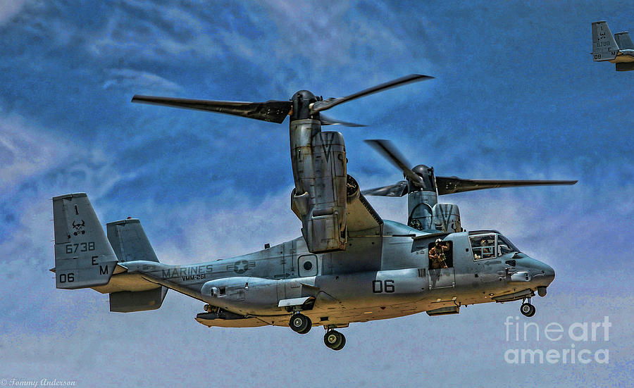 V-22 Osprey Photograph by Tommy Anderson