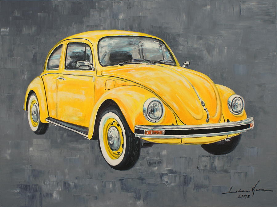 Vw Beetle Bug Volkswagen Painting by Luke Karcz