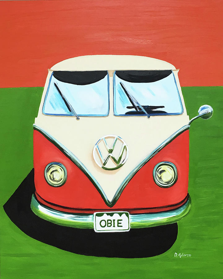 VW Bus -Obie Painting by Dean Glorso