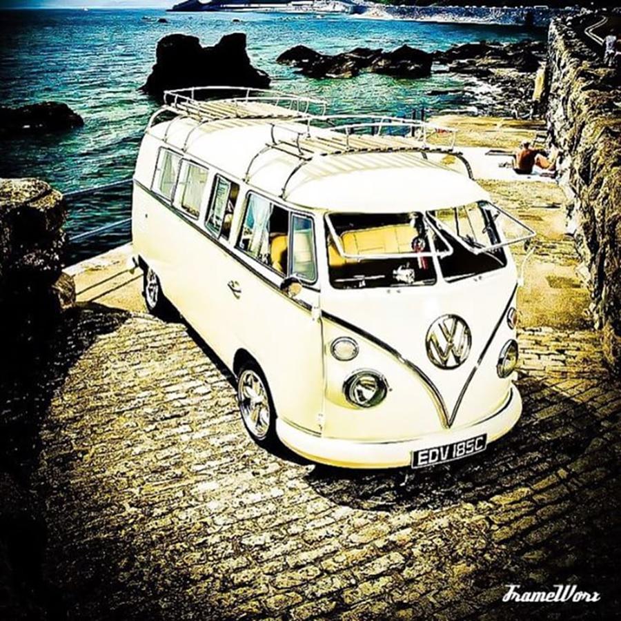 Vw Camper a Day At The Beach Photograph by Ant Jones