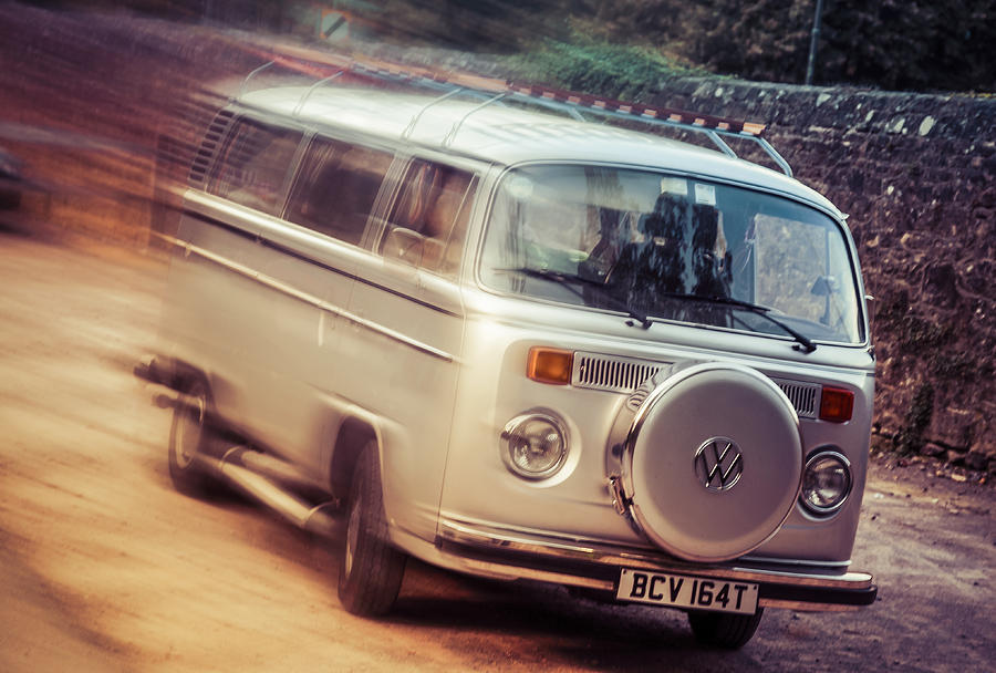 VW Camper on a Kodak moment Photograph by Michael Hope