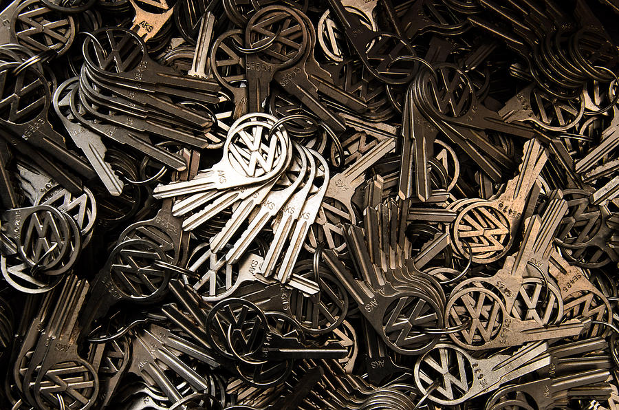 Key Photograph - VW Keys by Richard Kimbrough