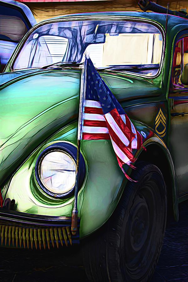 VW Patriotic Photograph by Alice Gipson