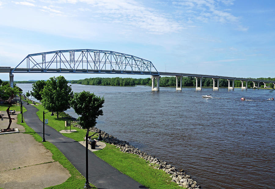Wabasha Bridge Over Mississippi Photograph