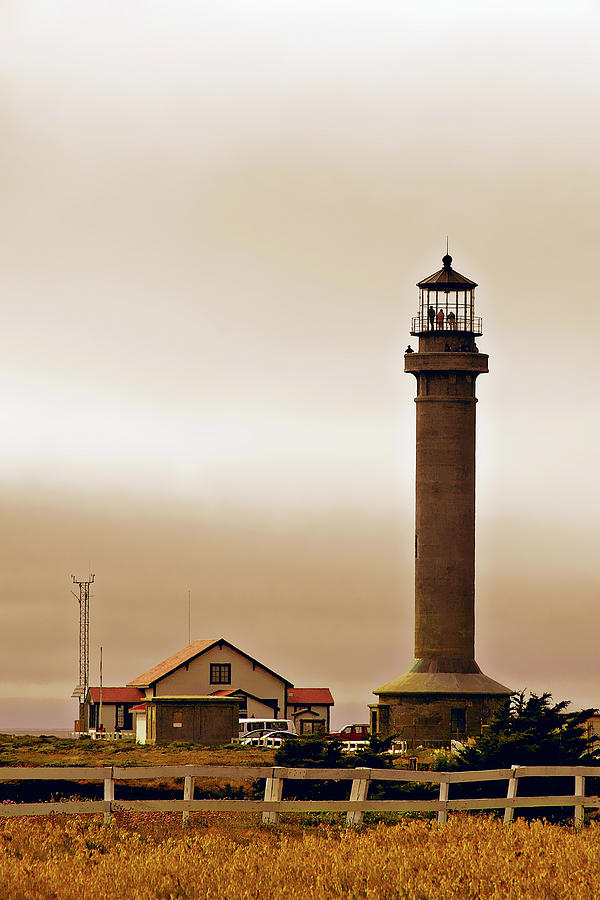 Wacky Weather at Point Arena Lighthouse - California Photograph by Alexandra Till