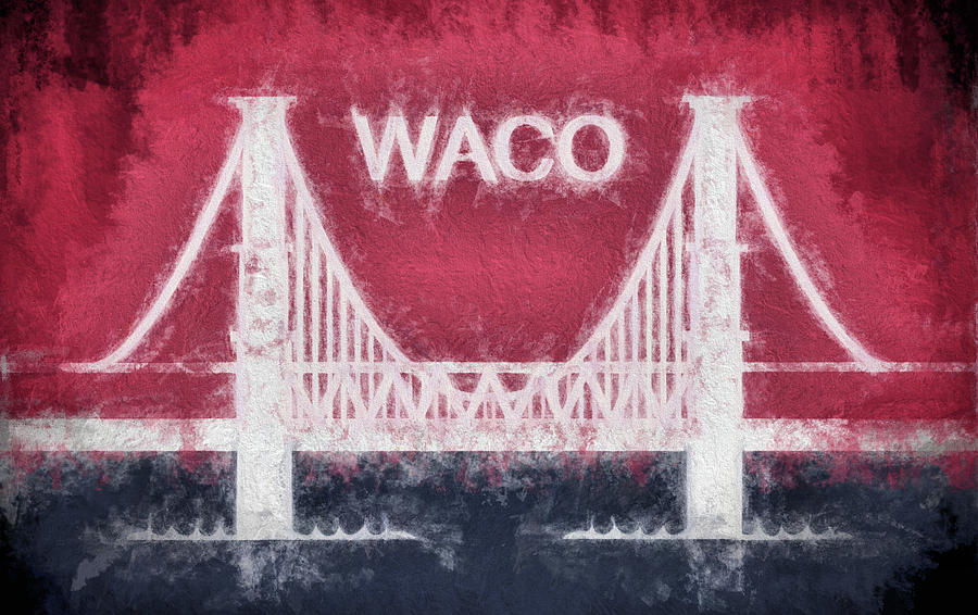 Waco Texas City Flag Digital Art by JC Findley