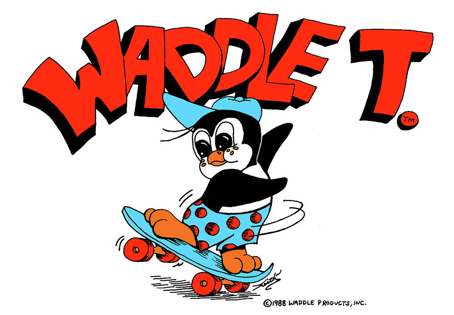 Penguin Mixed Media - Waddle T. by Keith Piccolo