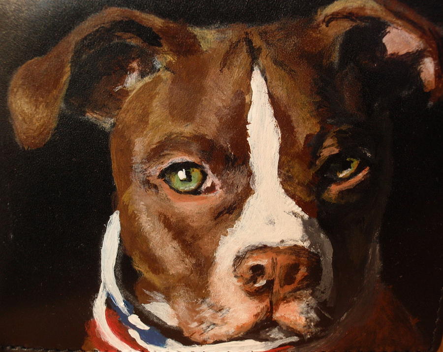 Dog Painting - Wade by Carol Russell
