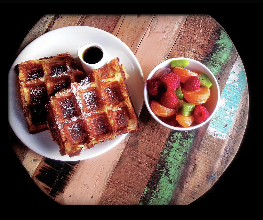 Fruit Photograph - Waffles by AnaJyhv AnderDot