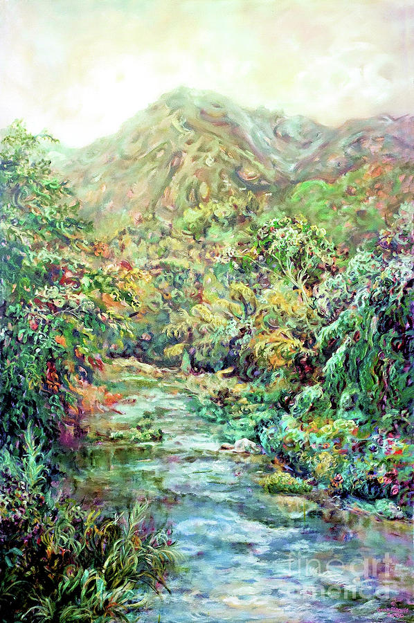 Jamaica Painting - Wag Water River by Ewan McAnuff