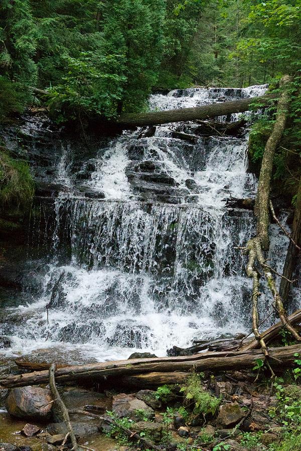 Wagner Falls Munising Michigan Photograph by Michael Peychich