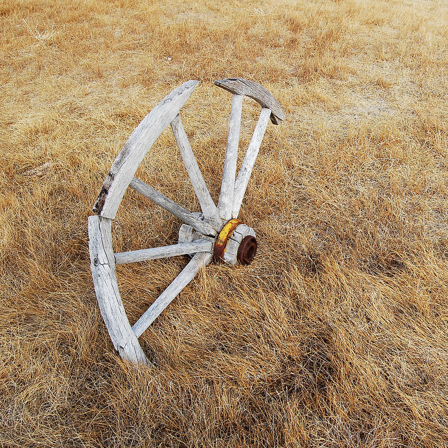 Wagon Wheel - Bodie State Historic Park Photograph by Darin Volpe