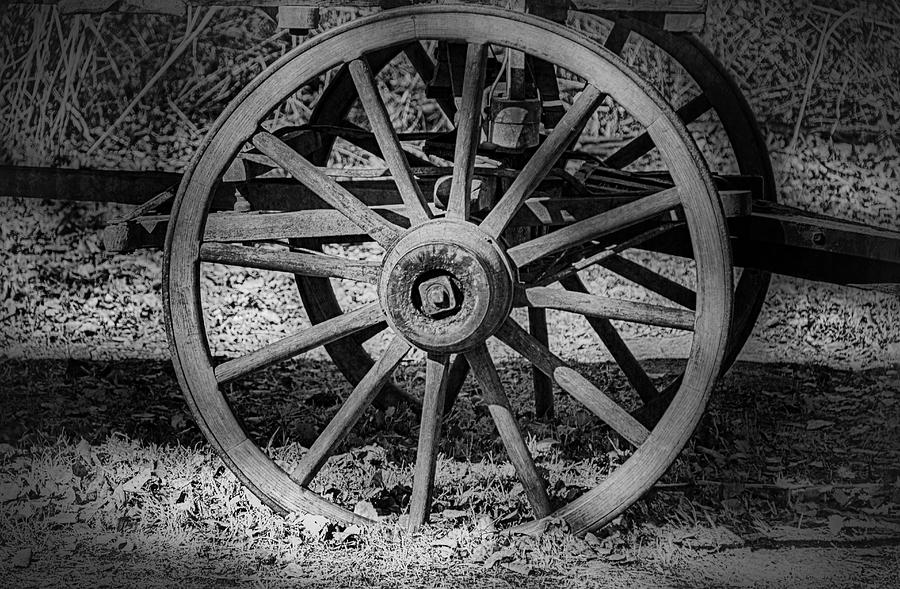 Wagon Wheel Photograph by Jay Stockhaus
