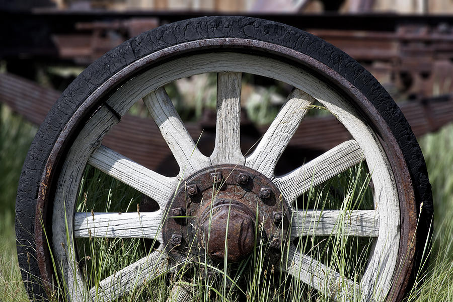 Wagon Wheel Photograph by Kelley King