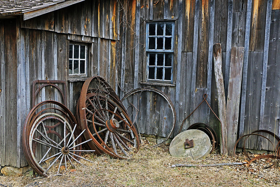 Wagon Wheel Rings Photograph by Christopher McKenzie