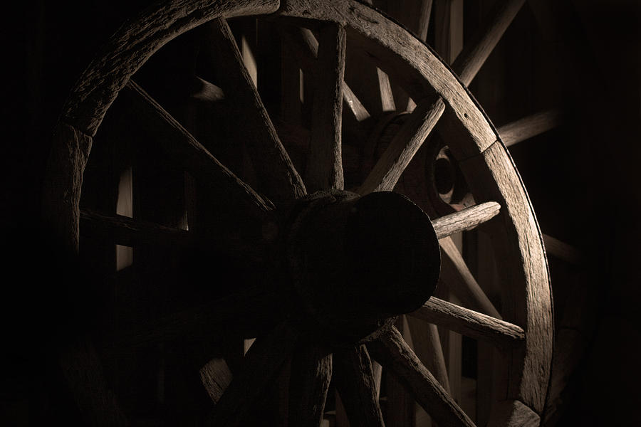 Wagon Wheels Photograph by Eugene Campbell