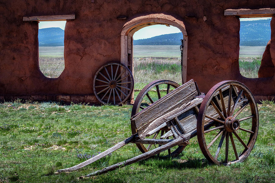 Wagon Wheels Photograph by James Barber