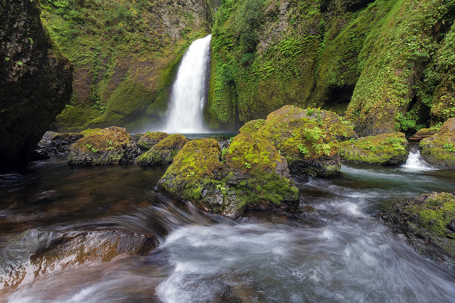 Wahclella Falls Photograph by Jit Lim - Fine Art America