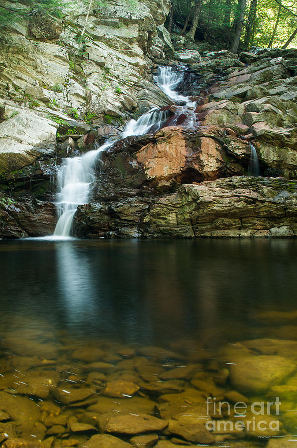 Wahconahs Pool - New England Waterfall Photograph by JG Coleman