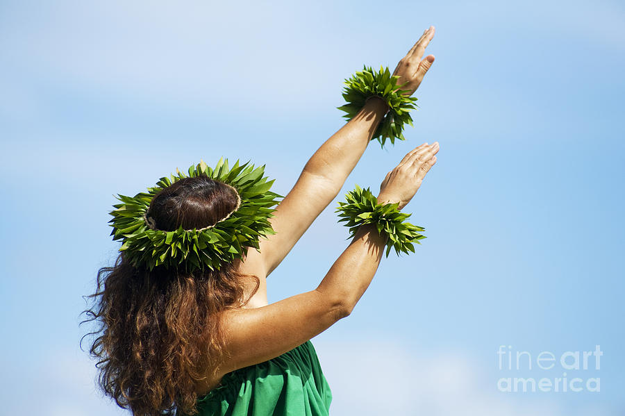 Aloha Photograph - Wahine Hula by Ron Dahlquist - Printscapes