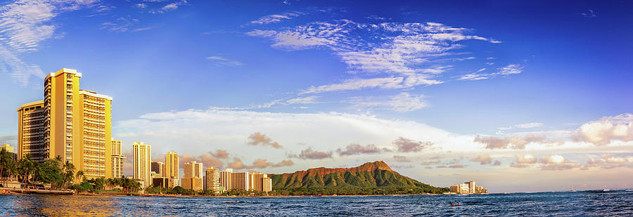 Waikiki And Diamond Head Photograph